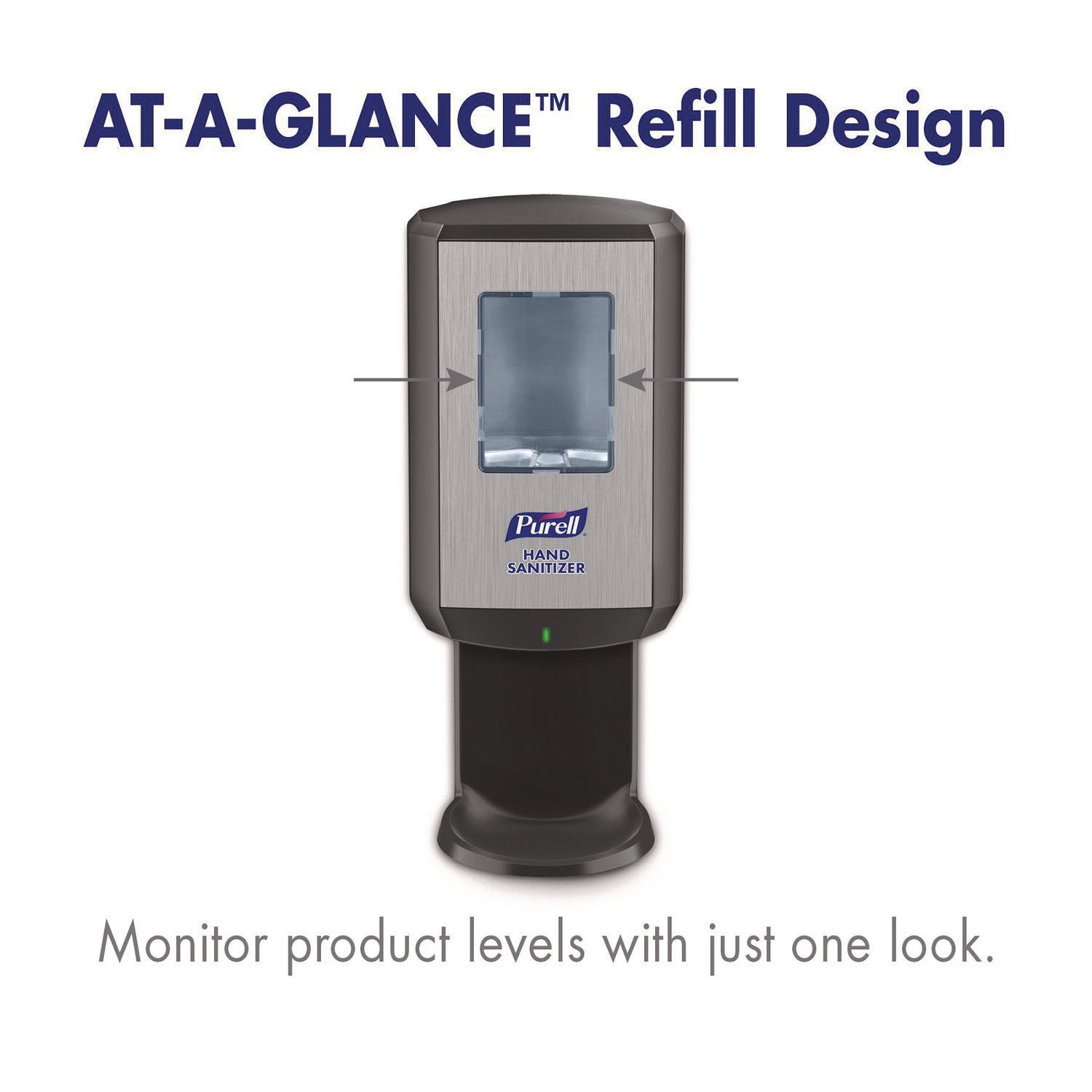 Cs8 Hand Sanitizer Dispenser, 1,200 Ml, 5.79 X 3.93 X 15.64, Graphite