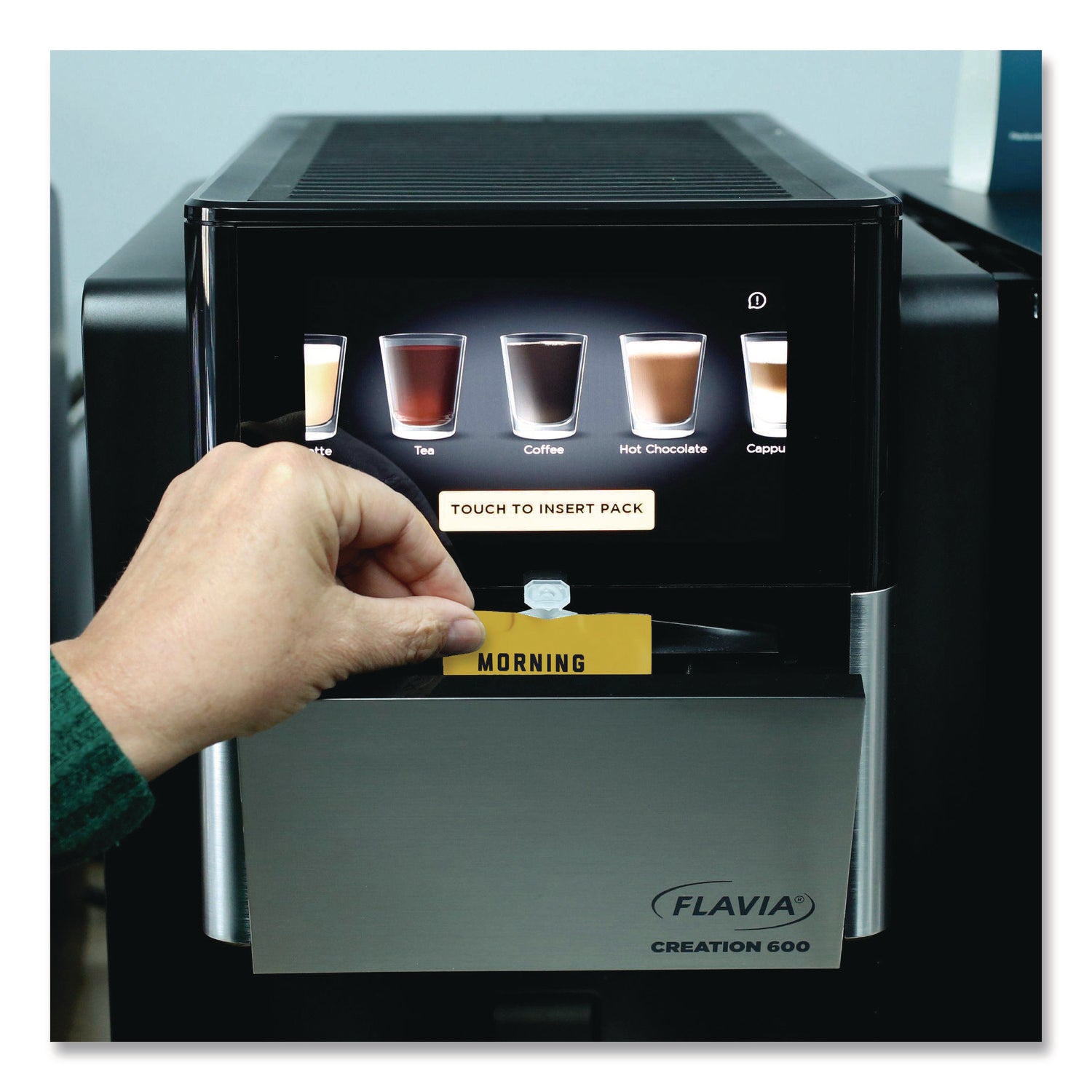 Compatible with Flavia Aroma, Flavia Barista, FLAVIA Creation 600, Flavia Creation 500, Flavia Creation 200, Flavia Creation 150, Flavia Creation 300, Flavia - Hot Coffee - Light - Freshpack - Morning, Regular - Kosher - 100 / Carton