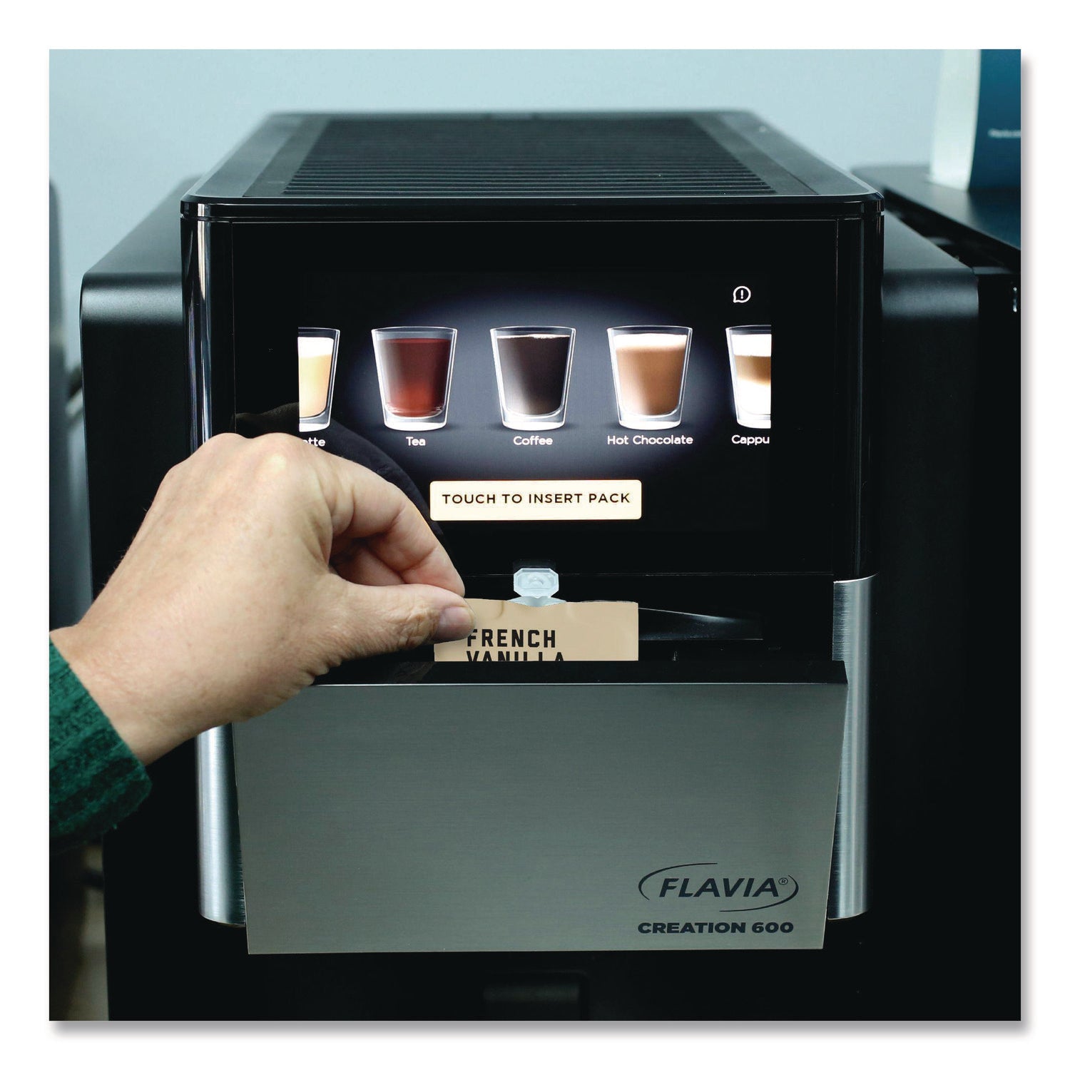 Flavia Freshpack Alterra French Vanilla Flavored Coffee, Light Roast, Kosher, 100 Freshpacks per Carton