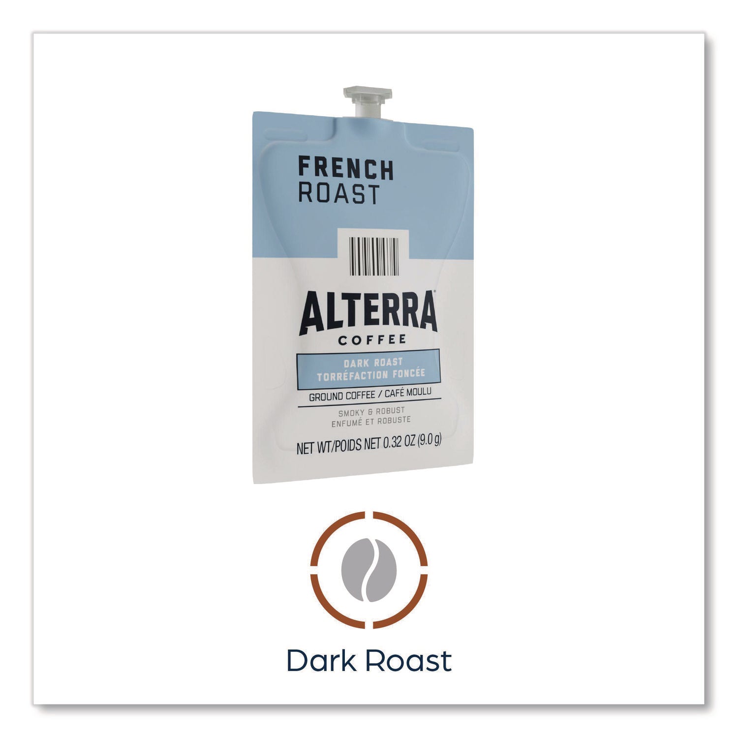 Compatible with Flavia Aroma, Flavia Barista, FLAVIA Creation 600, Flavia Creation 500, Flavia Creation 200, Flavia Creation 150, Flavia Creation 300 - Hot Coffee - Dark - Freshpack - French Roast, Regular - Kosher - 100 / Carton