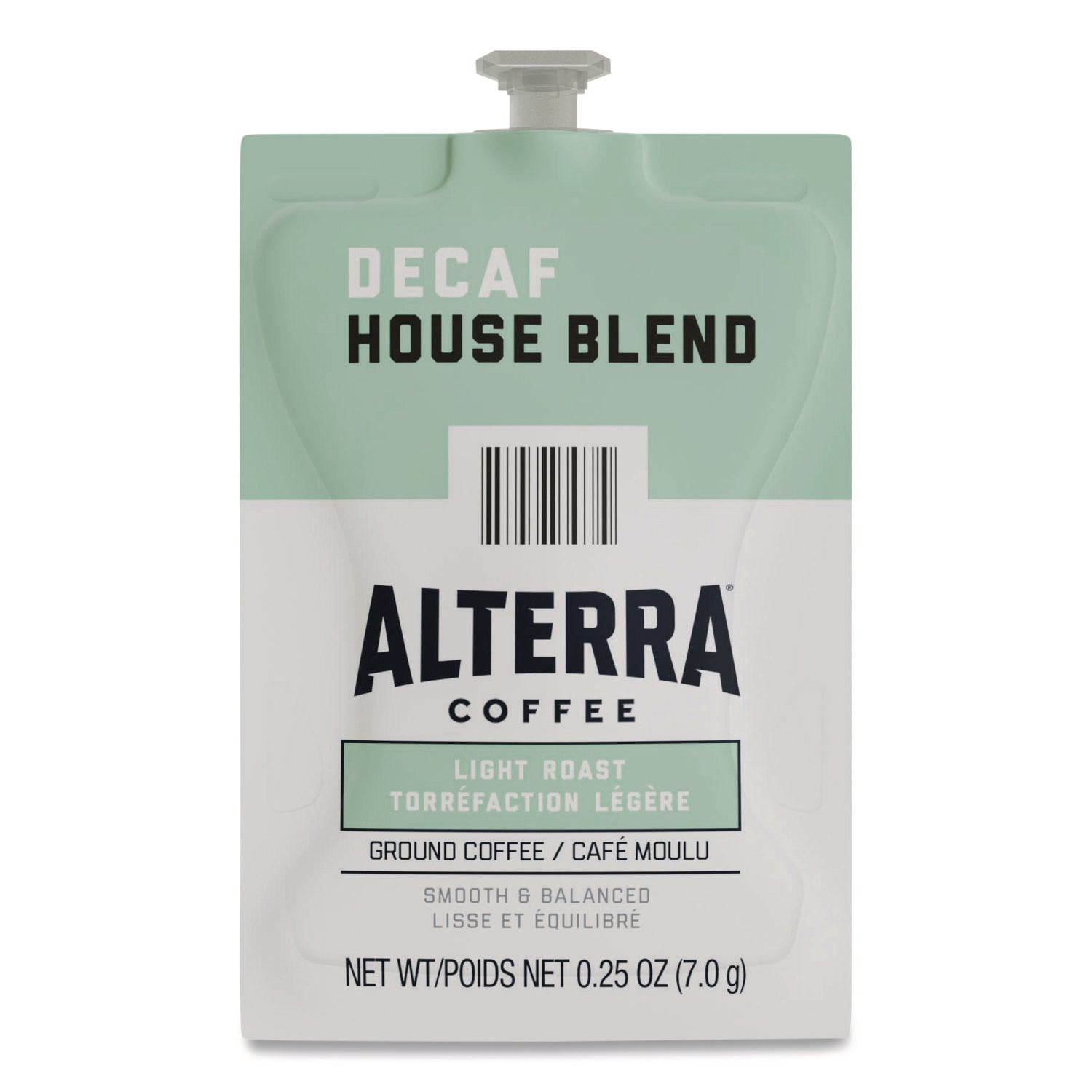 Compatible with Flavia Aroma, Flavia Barista, FLAVIA Creation 600, Flavia Creation 500, Flavia Creation 200, Flavia Creation 150, Flavia Creation 300 - Hot Coffee - Light - Freshpack - Decaf House Blend, Regular - Kosher - Decaffeinated - 100 / Carton