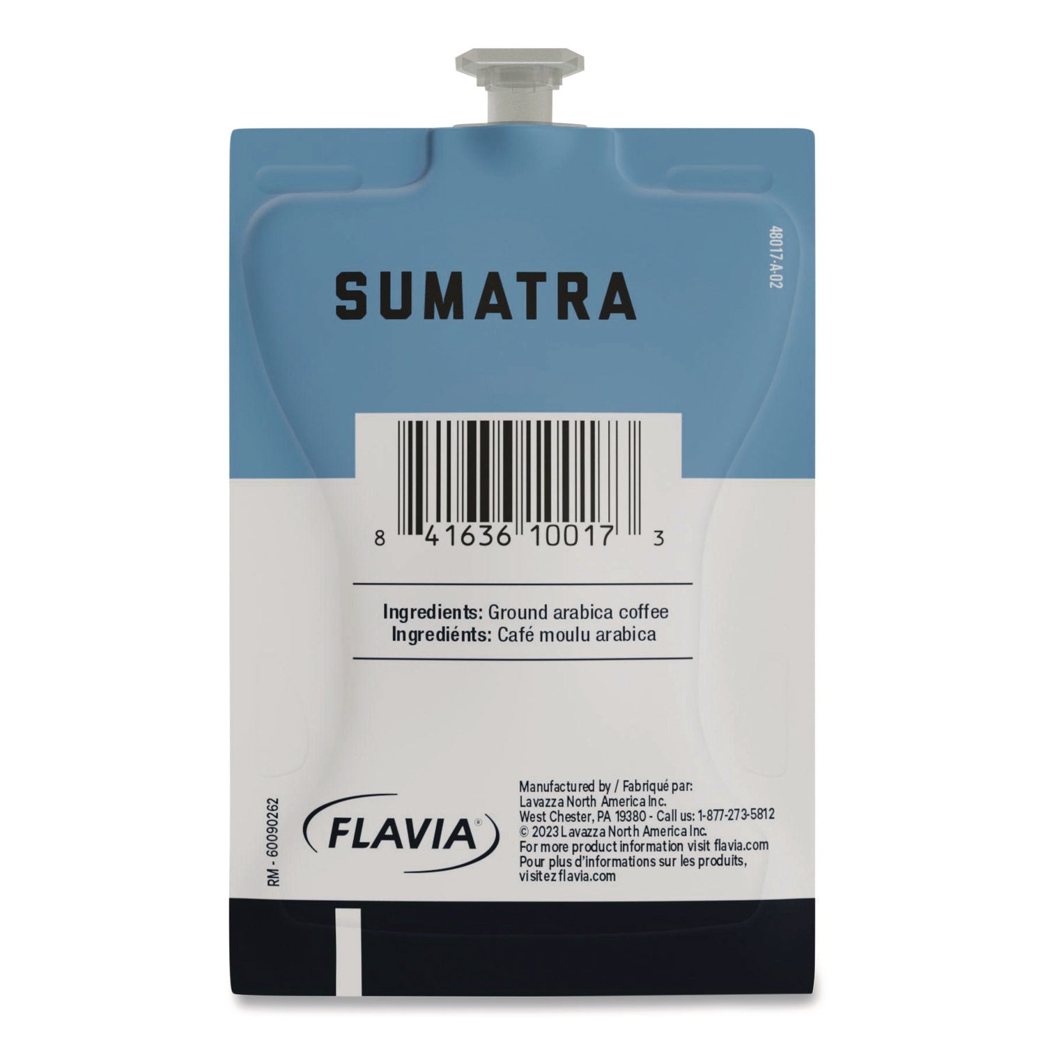 Compatible with Flavia Aroma, Flavia Barista, FLAVIA Creation 600, Flavia Creation 500, Flavia Creation 200, Flavia Creation 150, Flavia Creation 300 - Hot Coffee - Dark - Freshpack - Sumatra - Kosher - 100 / Carton