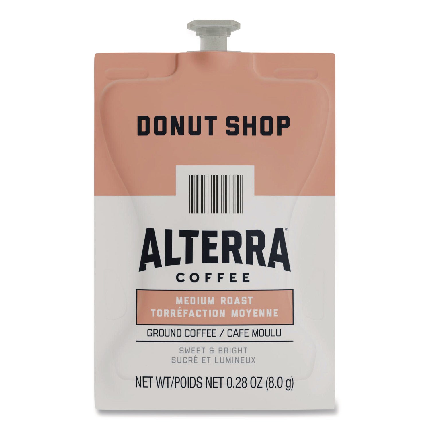 Compatible with Flavia Aroma, Flavia Barista, FLAVIA Creation 600, Flavia Creation 500, Flavia Creation 200, Flavia Creation 150, Flavia Creation 300 - Hot Coffee - Medium - Freshpack - Donut Shop Blend - Kosher - 100 / Carton