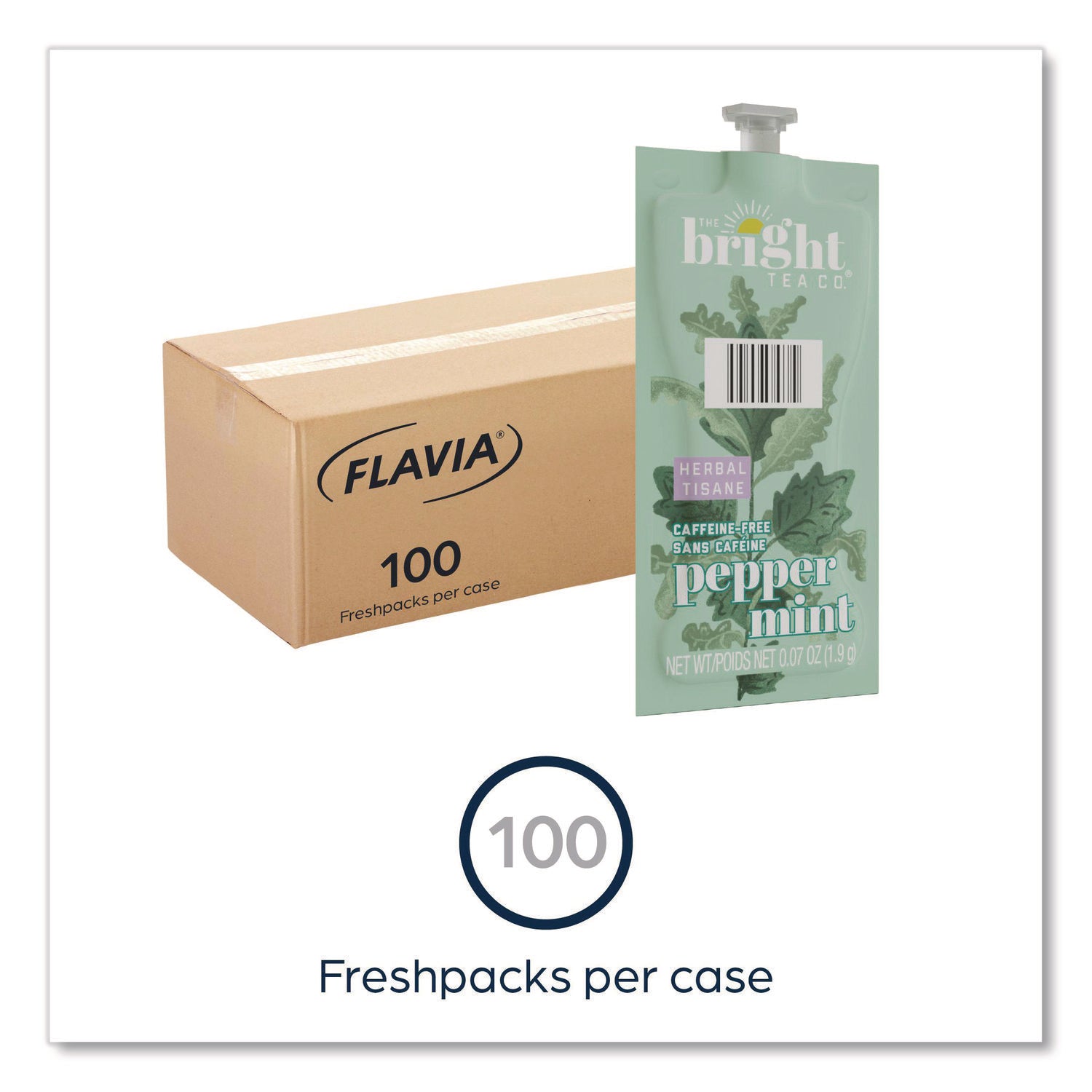 Compatible with Flavia Aroma, Flavia Creation 300, FLAVIA Creation 600 - Herbal Tea - Decaffeinated - Kosher - 100 / Carton