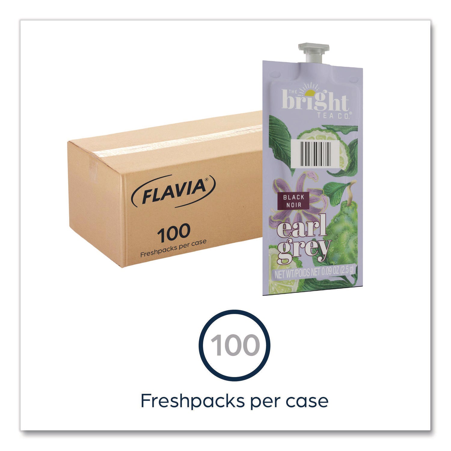 Compatible with Flavia Aroma, Flavia Creation 300, FLAVIA Creation 600, Flavia Creation 150, Flavia Creation 200, Flavia Creation 500 - Black Tea - Caffeinated - Kosher - 100 / Carton