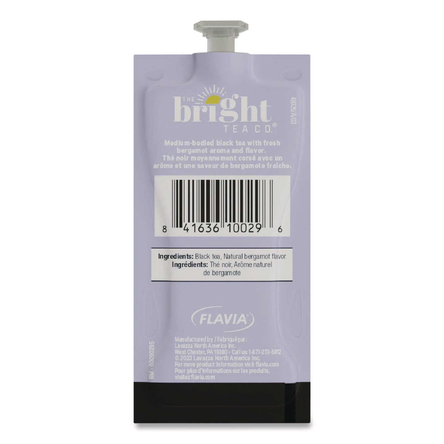 Compatible with Flavia Aroma, Flavia Creation 300, FLAVIA Creation 600, Flavia Creation 150, Flavia Creation 200, Flavia Creation 500 - Black Tea - Caffeinated - Kosher - 100 / Carton