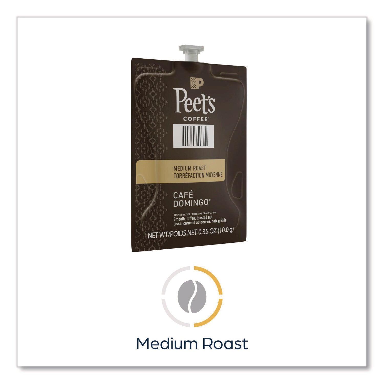 Compatible with Flavia Aroma, Flavia Barista, FLAVIA Creation 600, Flavia Creation 500, Flavia Creation 200, Flavia Creation 150, Flavia Creation 300 - Hot Coffee - Medium - Freshpack - Cafe Domingo - Kosher - 76 / Carton