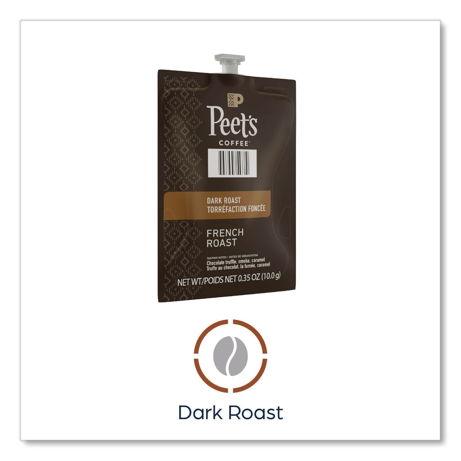 Compatible with Flavia Aroma, Flavia Barista, FLAVIA Creation 600, Flavia Creation 500, Flavia Creation 200, Flavia Creation 150, Flavia Creation 300 - Hot Coffee - Dark - Freshpack - French Roast - Kosher - 76 / Carton