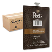Compatible with Flavia Aroma, Flavia Barista, FLAVIA Creation 600, Flavia Creation 500, Flavia Creation 200, Flavia Creation 150, Flavia Creation 300 - Hot Coffee - Dark - Freshpack - French Roast - Kosher - 76 / Carton