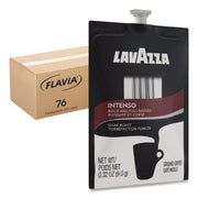 Flavia Intenso Dark Roast Coffee Freshpacks, Arabica & Robusta Blend, Kosher, 0.3 oz Each, 76 Freshpacks per Carton