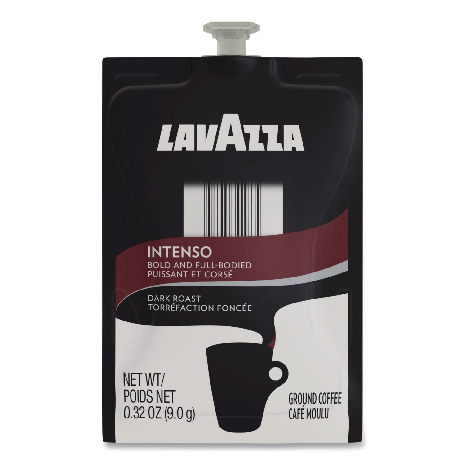 Flavia Intenso Dark Roast Coffee Freshpacks, Medium/Dark, 0.3 oz, Arabica & Robusta Blend, Kosher, 38 Freshpacks per Carton