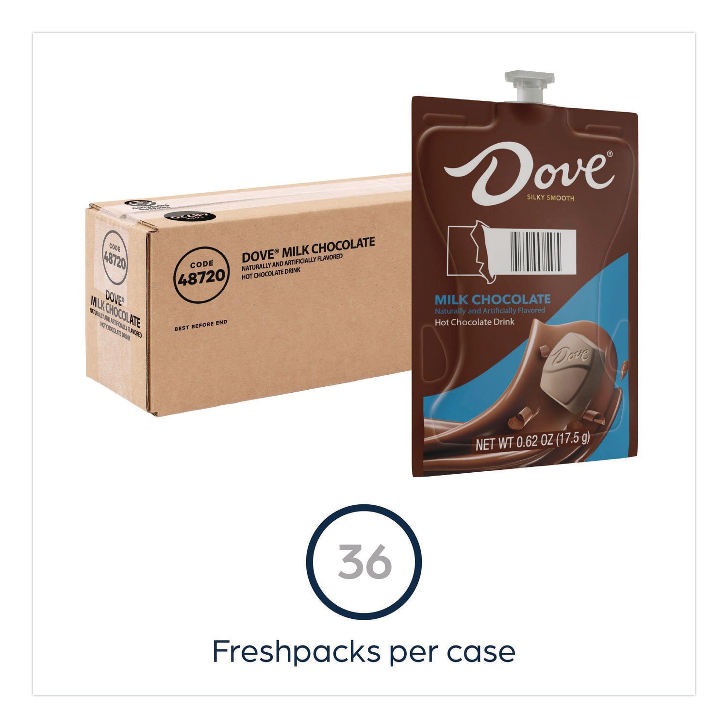 Milk Chocolate, Hot Chocolate - 36 / Carton