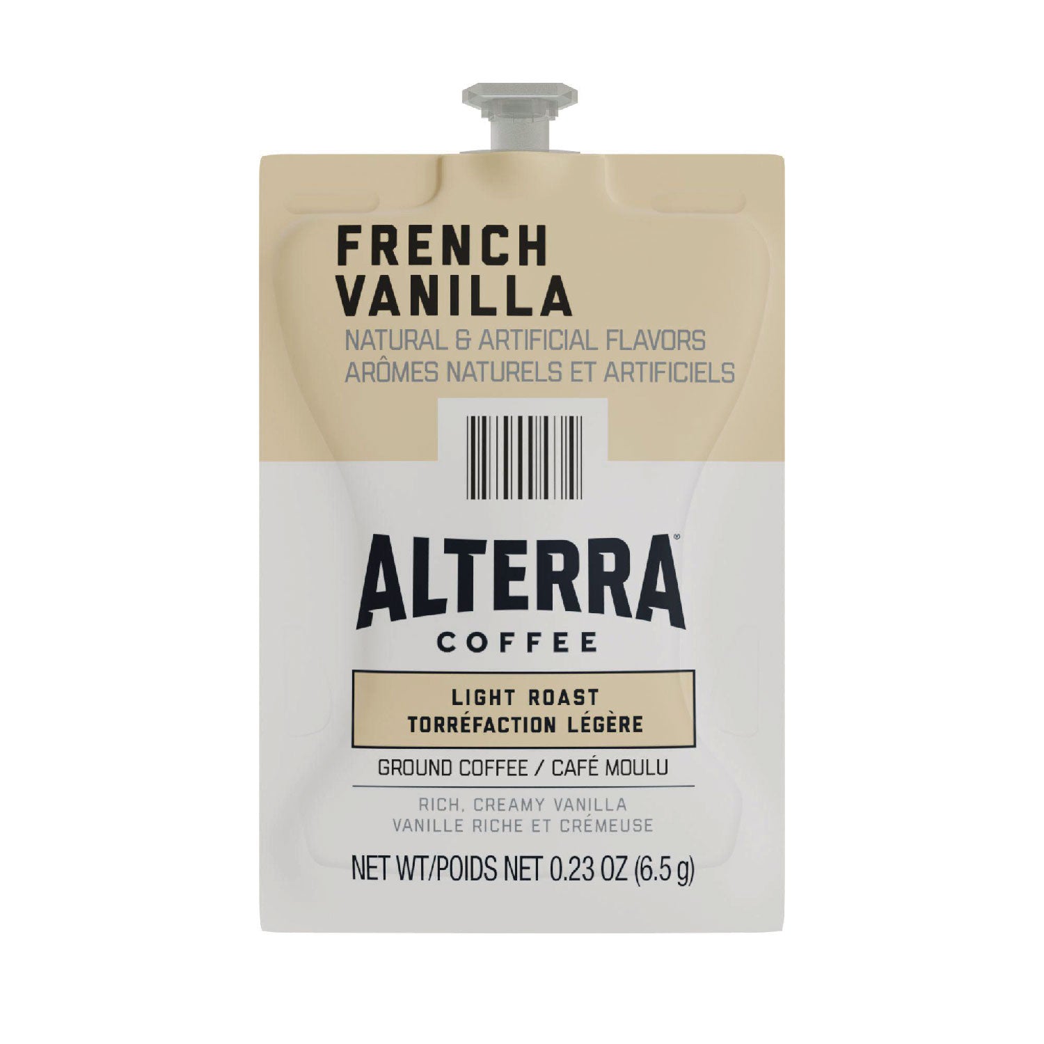 Flavia Freshpack Alterra French Vanilla Flavored Coffee, Light Roast, Freshpack, 40 per Carton, Compatible with Flavia Creation 150/200/300/500/600 and Flavia Aroma