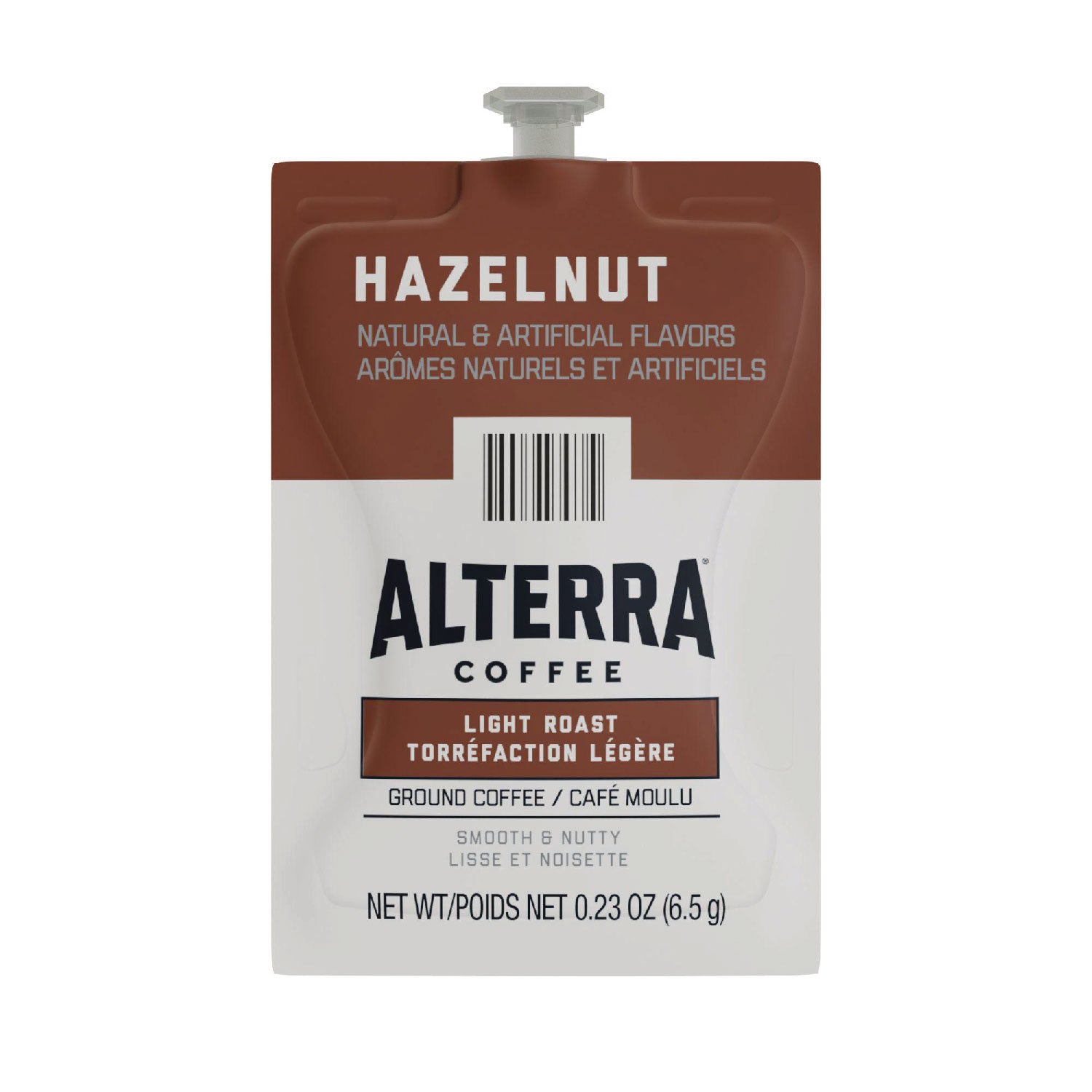 Flavia Alterra Hazelnut Flavored Coffee Freshpack, Light Roast, 0.2 oz, Kosher, 40 Freshpacks per Carton