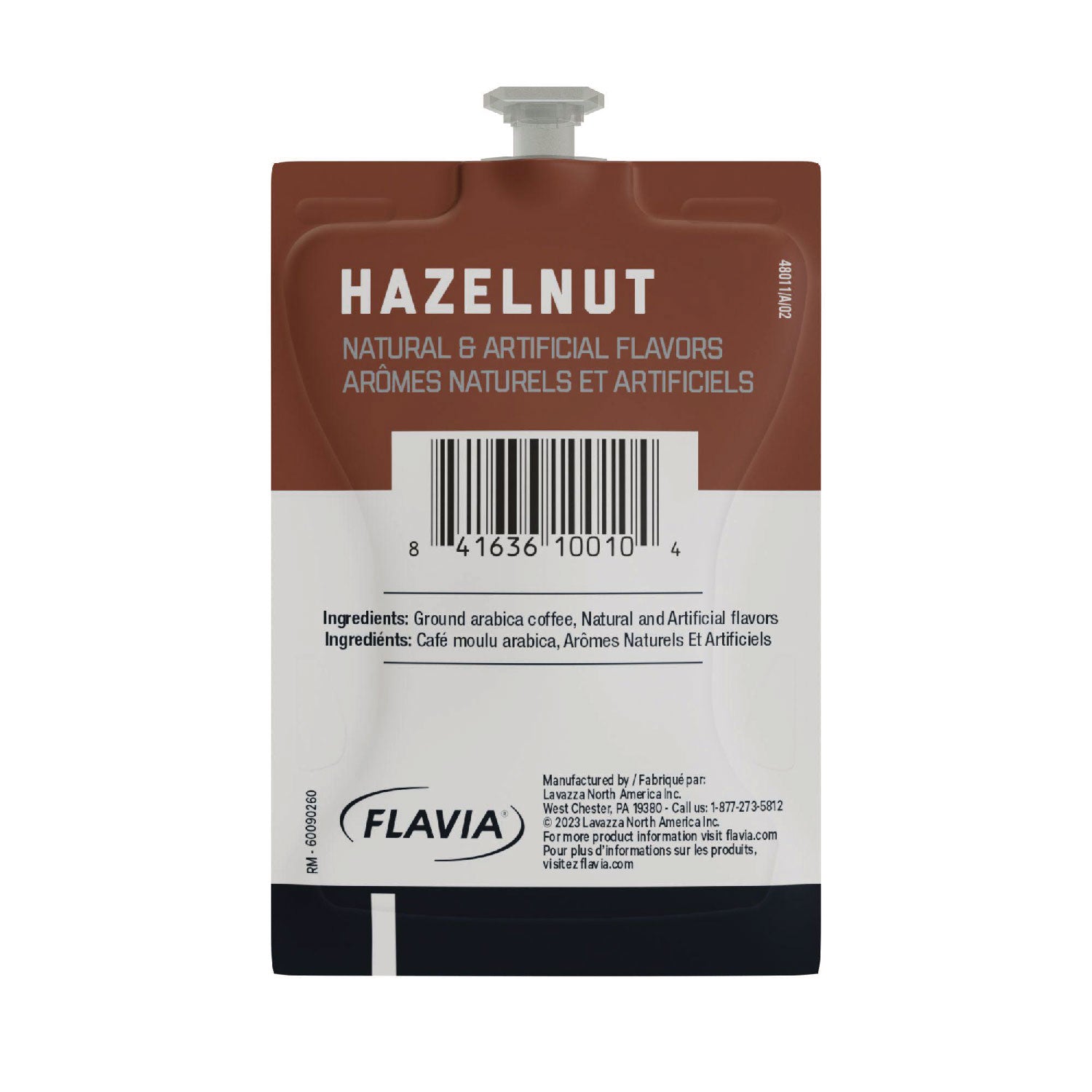 Flavia Alterra Hazelnut Flavored Coffee Freshpack, Light Roast, 0.2 oz, Kosher, 40 Freshpacks per Carton