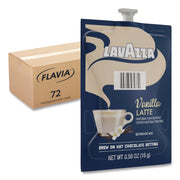 Flavia Latte Freshpacks, Vanilla Latte, Medium Roast, Kosher, 0.5 oz, 72 Freshpacks per Carton