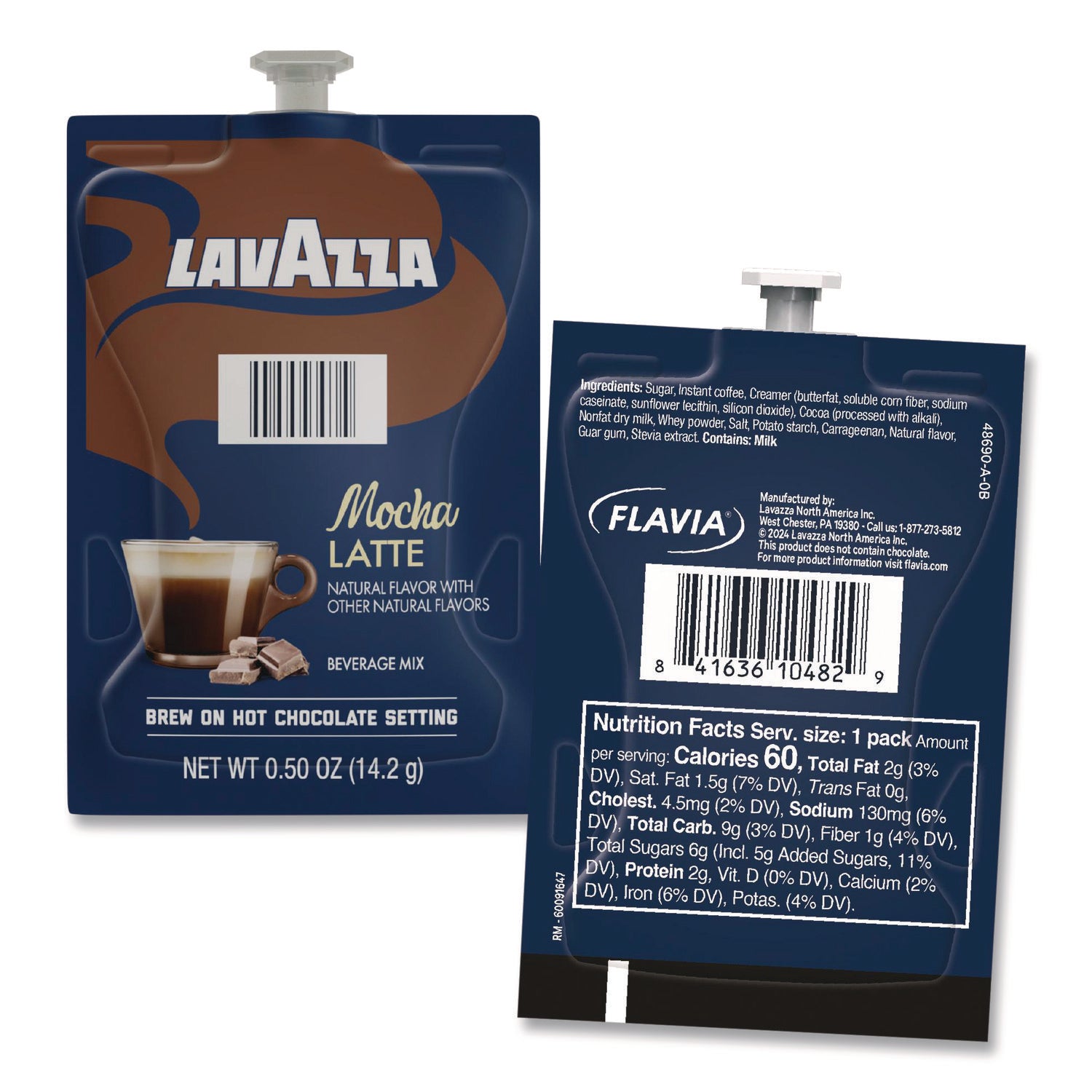 0.5 oz - Freshpack - Classic Latte, Mocha Latte, Vanilla Latte - 1 Carton