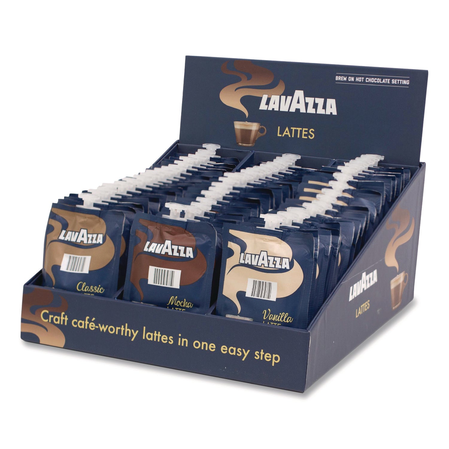 0.5 oz - Freshpack - Classic Latte, Mocha Latte, Vanilla Latte - 1 Carton