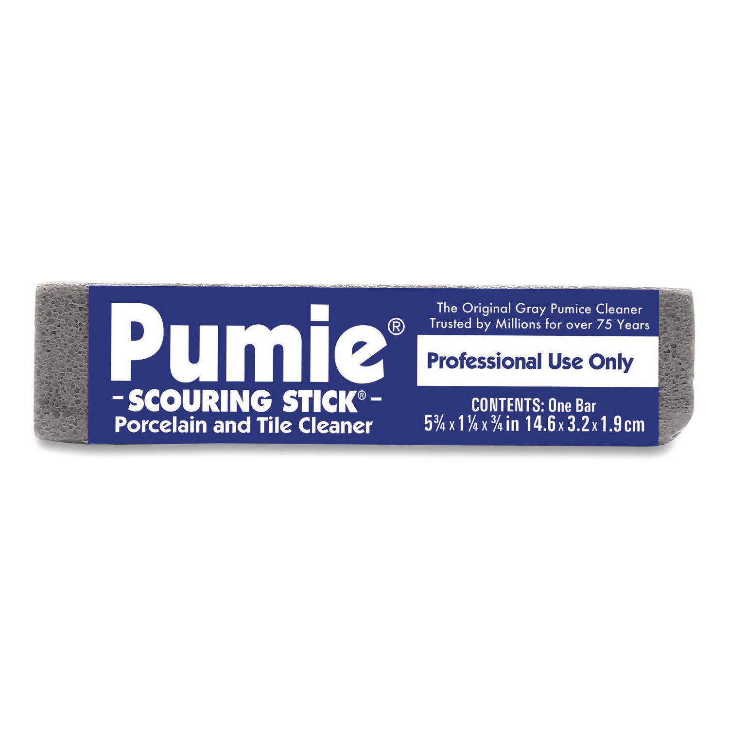 Scouring Stick, 5.75 x 1.25, Gray, Dozen