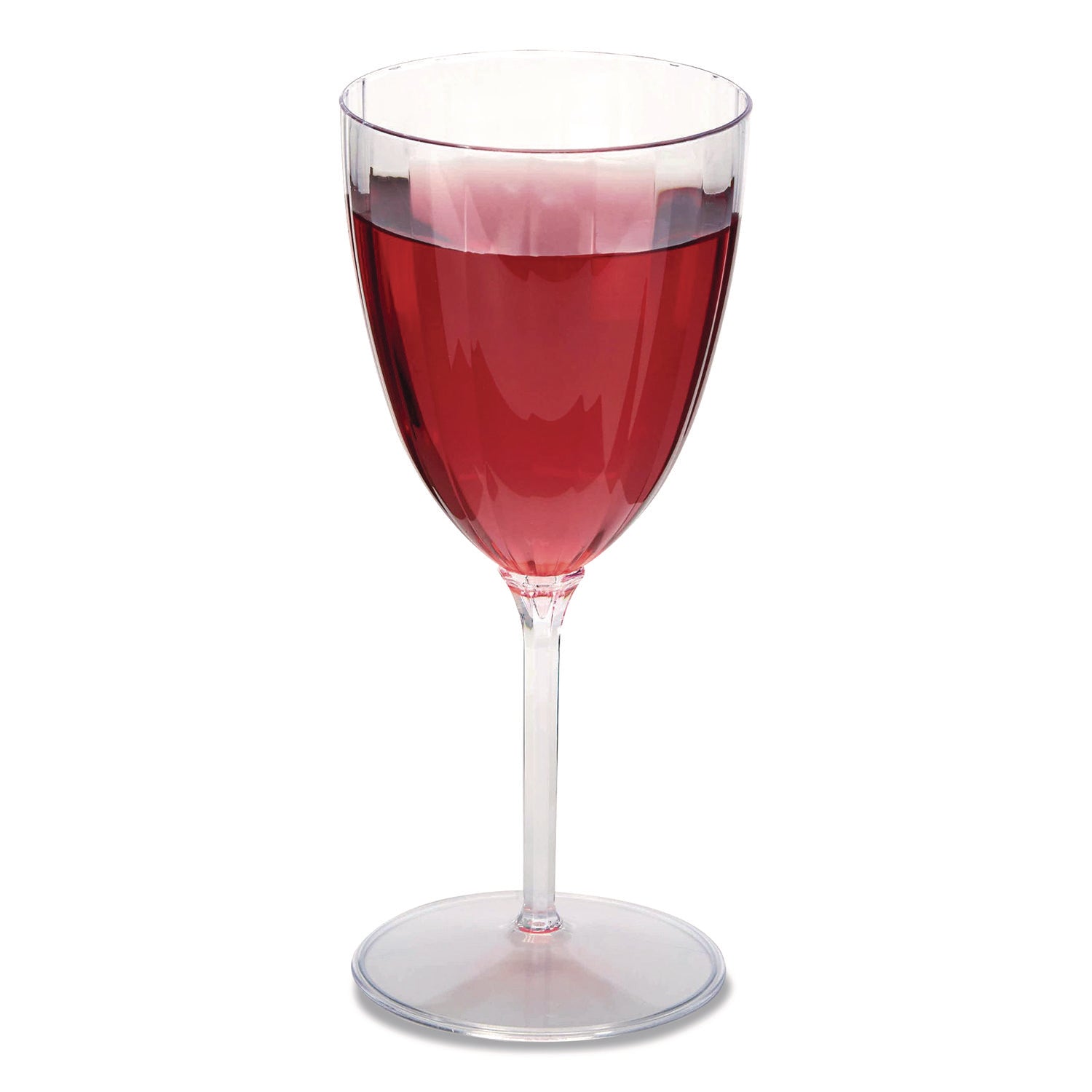 Classicware One-Piece Stemware, 6 oz, Plastic, Clear, 100/Carton