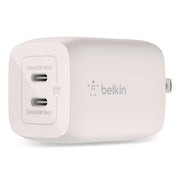 BOOST CHARGE Pro Dual USB-C GaN Wall Charger with PPS, White