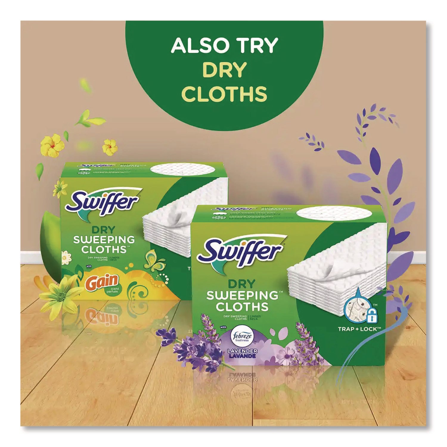 Wet Refill Cloths, 8 x 10, Fresh Scent, White, 24/Pack, 6 Packs/Carton
