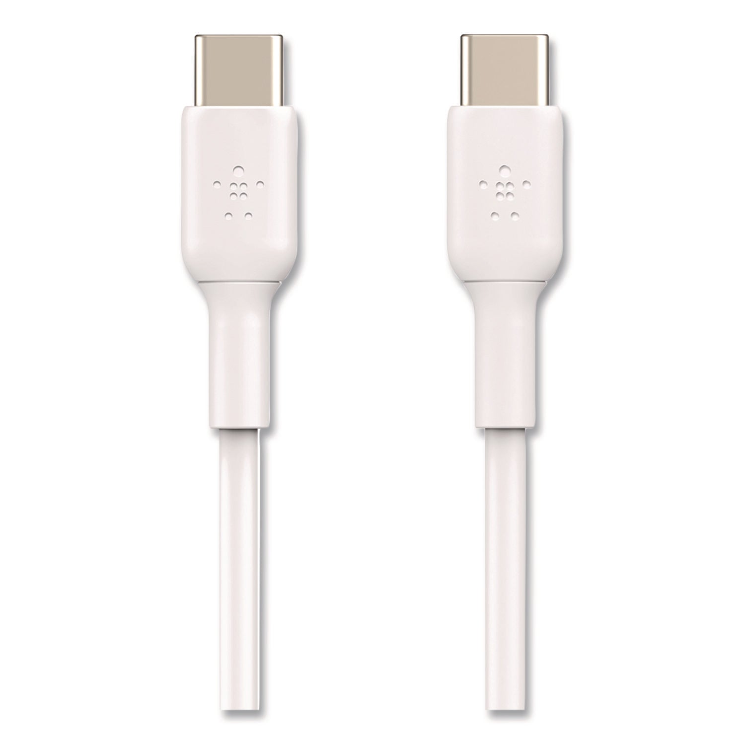 BOOST CHARGE USB-C to USB-C Cable, 3.3 ft, White, 2/Pack
