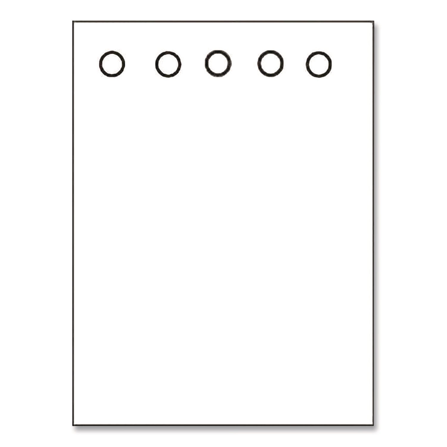 Laser Cut Sheets, 92 Bright, Side: 5-Hole Punched, 20 lb Bond Weight, 8.5 x 11, White, 500 Sheets/Ream, 5 Reams/Carton