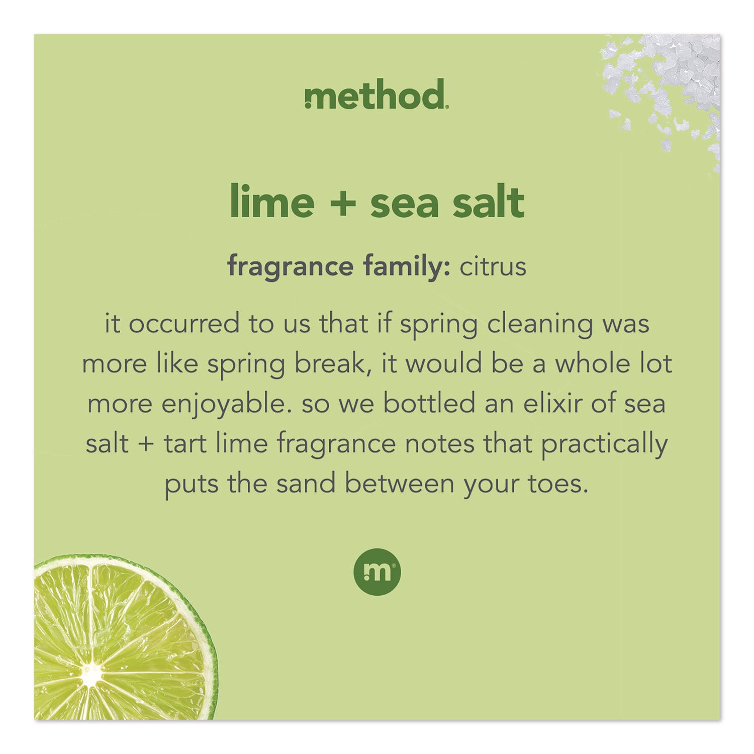 Dish Soap Refill, Lime and Sea Salt Scent, 54 oz Bottle