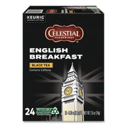 Celestial Seasonings&reg; English Breakfast Black Tea K-Cup - Compatible with Keurig Brewer - Black Tea - 24 / Box