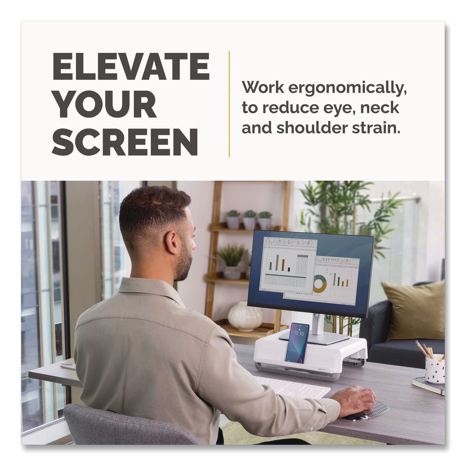 Fellowes Breyta Monitor Stand