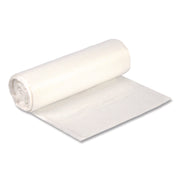 High-Density Can Liners, 16 gal, 8 mic, 24 x 33, Natural, Perforated Roll, 1,000/Carton