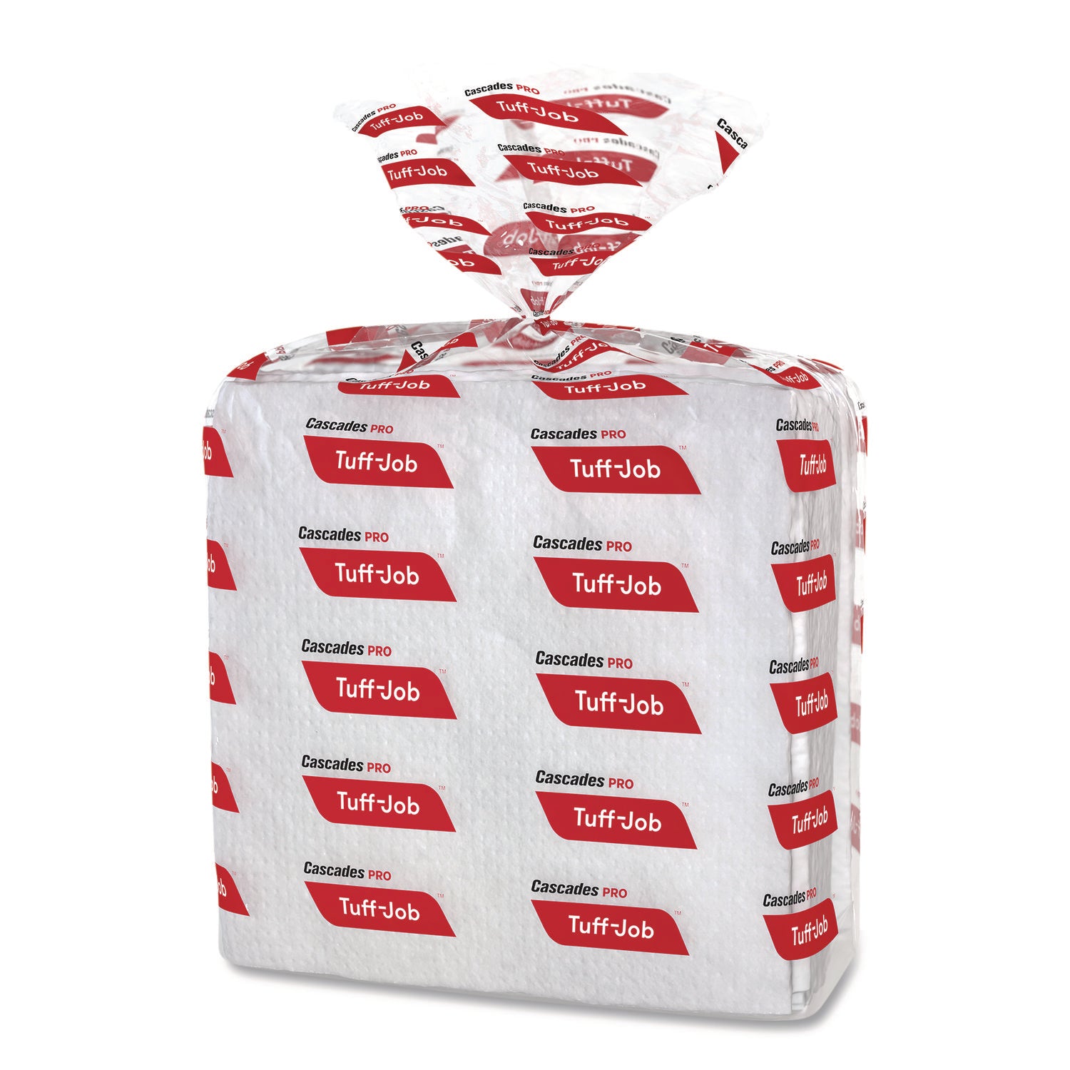 Tuff-Job S400 Drc Wipers, Medium, 12 X 13, White, 60/pack, 18 Pack/carton