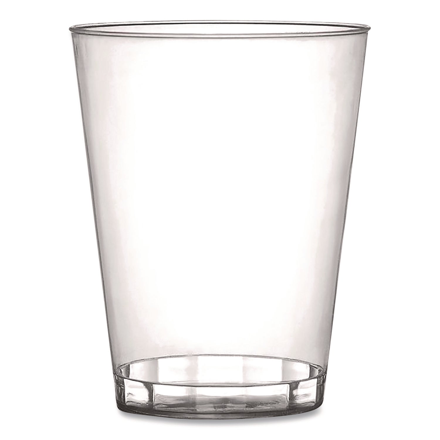 Plastic Tumblers, 8 oz, Clear, 20/Bag, 25 Bags/Carton
