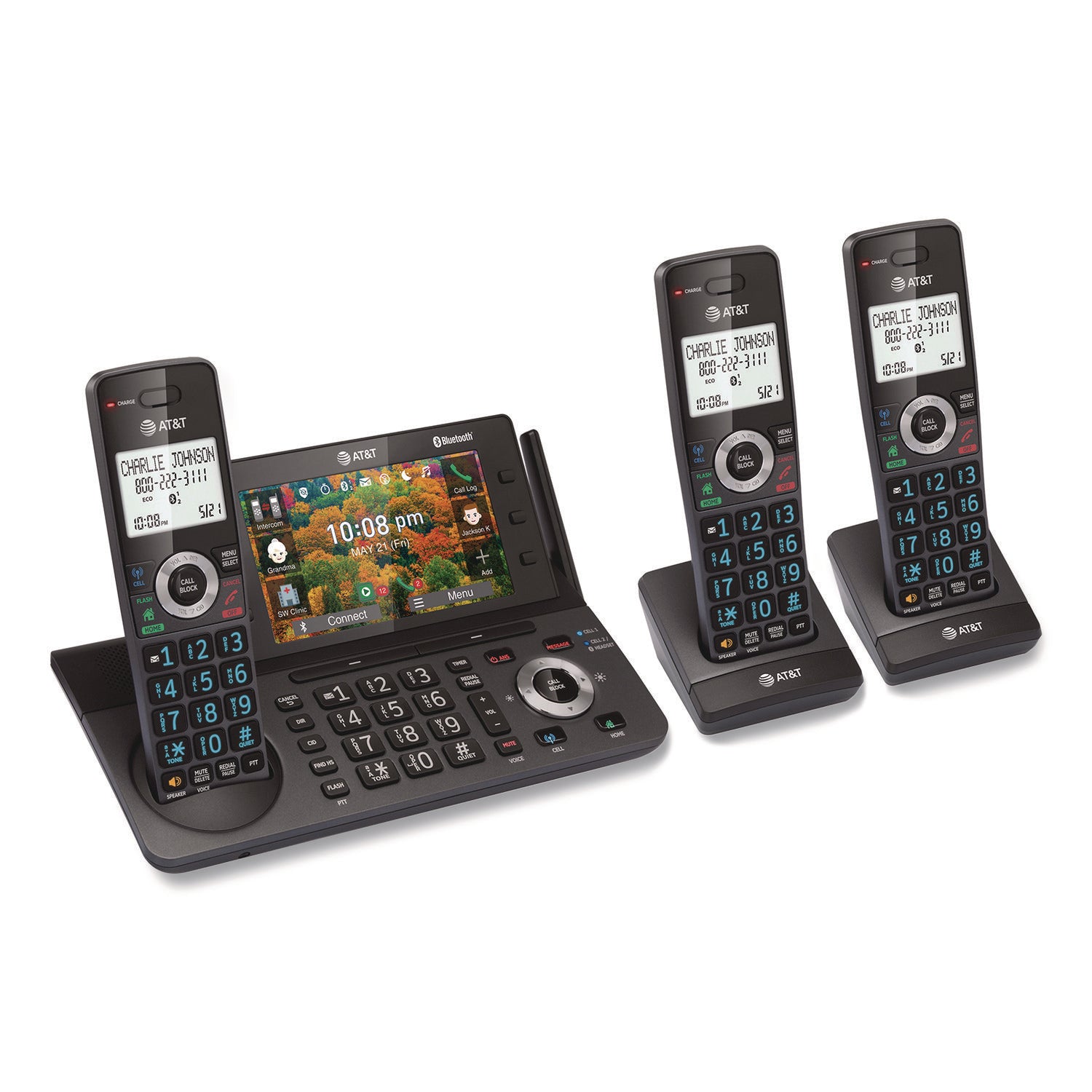 DLP73390 3-Handset Cordless Telephone