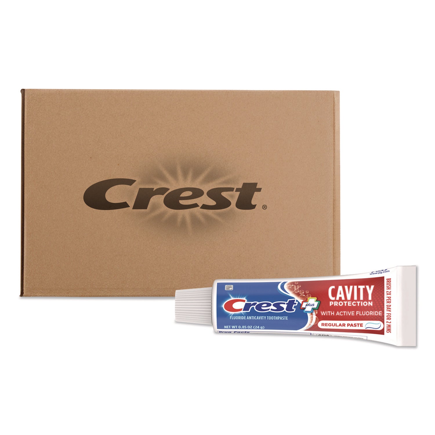 Crest Cavity Toothpaste, Blue/Red, 240 per Carton