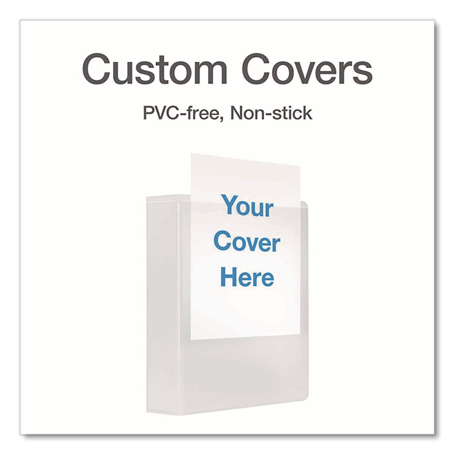 Cardinal Xtralife ClearVue Locking Slant-D Binder, 2" Capacity, 3 D-Rings, Letter Size, 540 Sheet Capacity, 2 Pockets, White, 1 Each