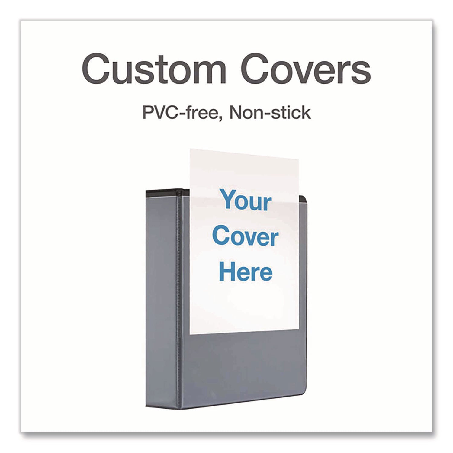 Cardinal Xtralife ClearVue Locking Slant-D 3-Ring Binder, 2" Capacity, Letter Size, 540 Sheet, 2 Pockets, Black, Polyolefin, Non-stick, PVC-free, Clear Overlay, Cold & Crack Resistant, 1 Each