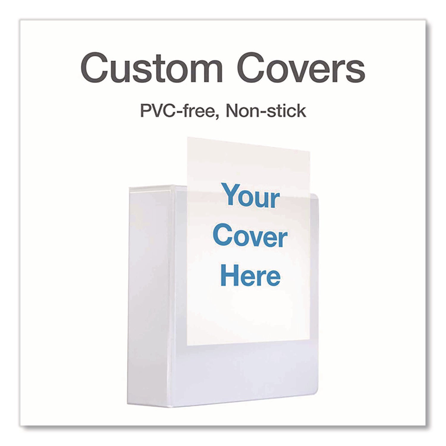 Cardinal Xtralife ClearVue Locking Slant-D 3" Binder, Letter Size, 725 Sheet Capacity, 3 D-Rings, 2 Inside Pockets, Polyolefin, White, Non-stick, PVC-free, Clear Overlay, Cold & Crack Resistant, 1 Each