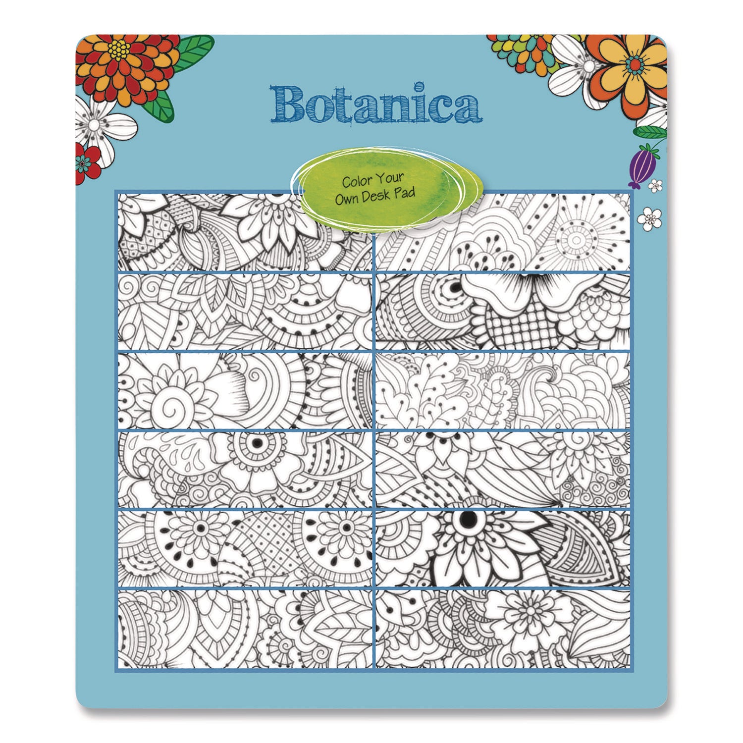 Julian Dates - Monthly - January 2026 to December 2026 - 1 Month Single Page Layout - Desk Pad - White - Chipboard - 17" Height x 22" Width - Tear-off, Compact, Reinforced - 1 Each