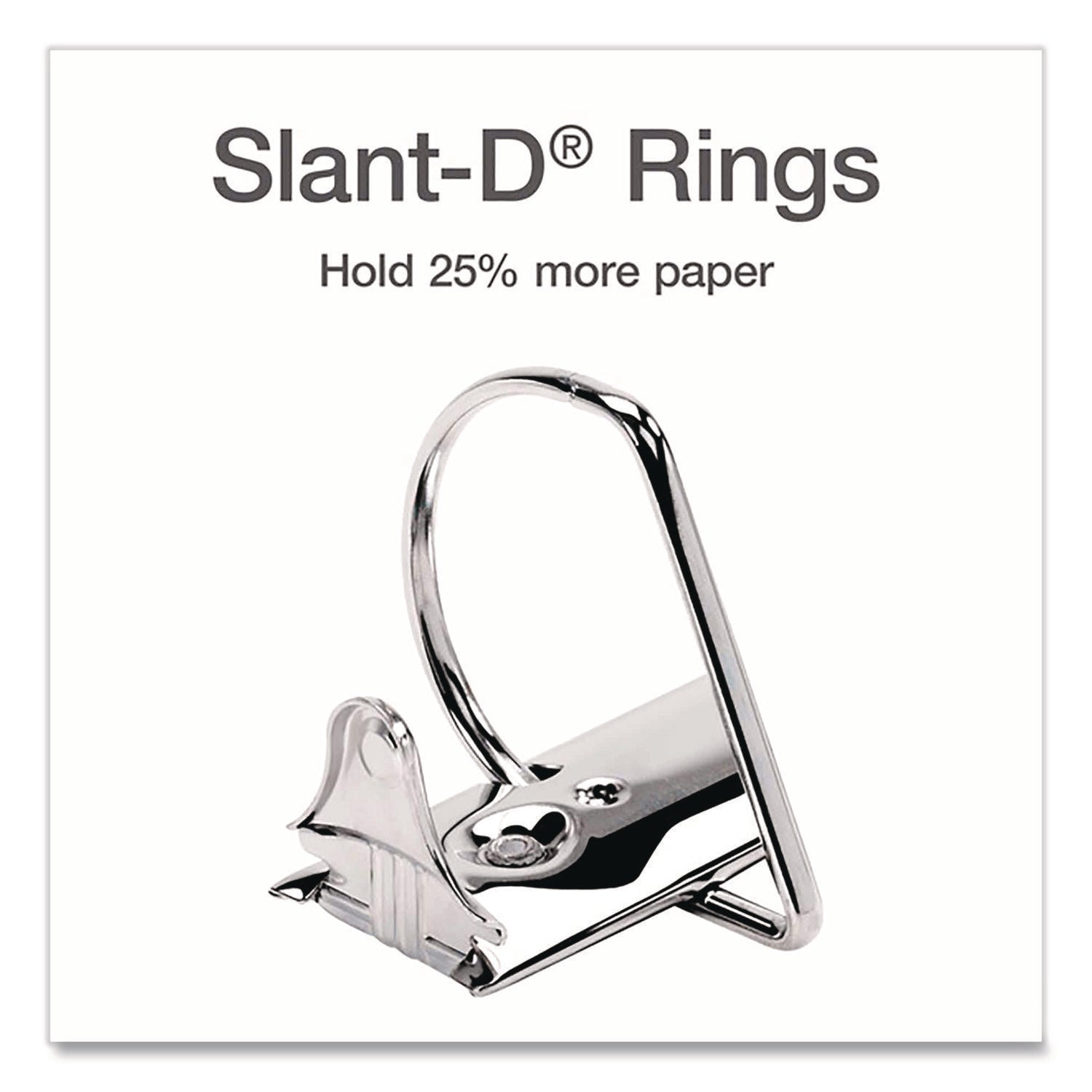 Cardinal Xtralife ClearVue Locking Slant-D Binder, 4" Capacity, Letter Size, 890 Sheet, 3 Rings, 2 Pockets, Polyolefin, Black, 1 Each