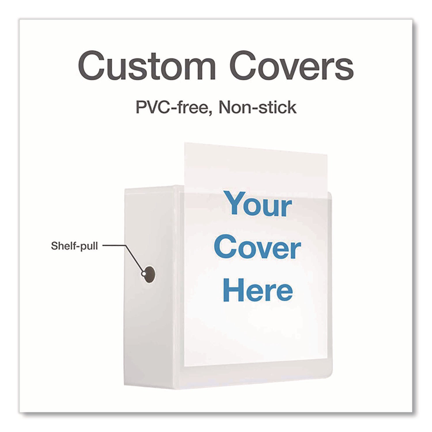 Cardinal Xtralife ClearVue Locking Slant-D Binder, 5" Capacity, Letter Size, 3 D-Rings, 2 Inside Pockets, White, Polyolefin, Non-stick, PVC-free, Clear Overlay, Cold & Crack Resistant, 1 Each