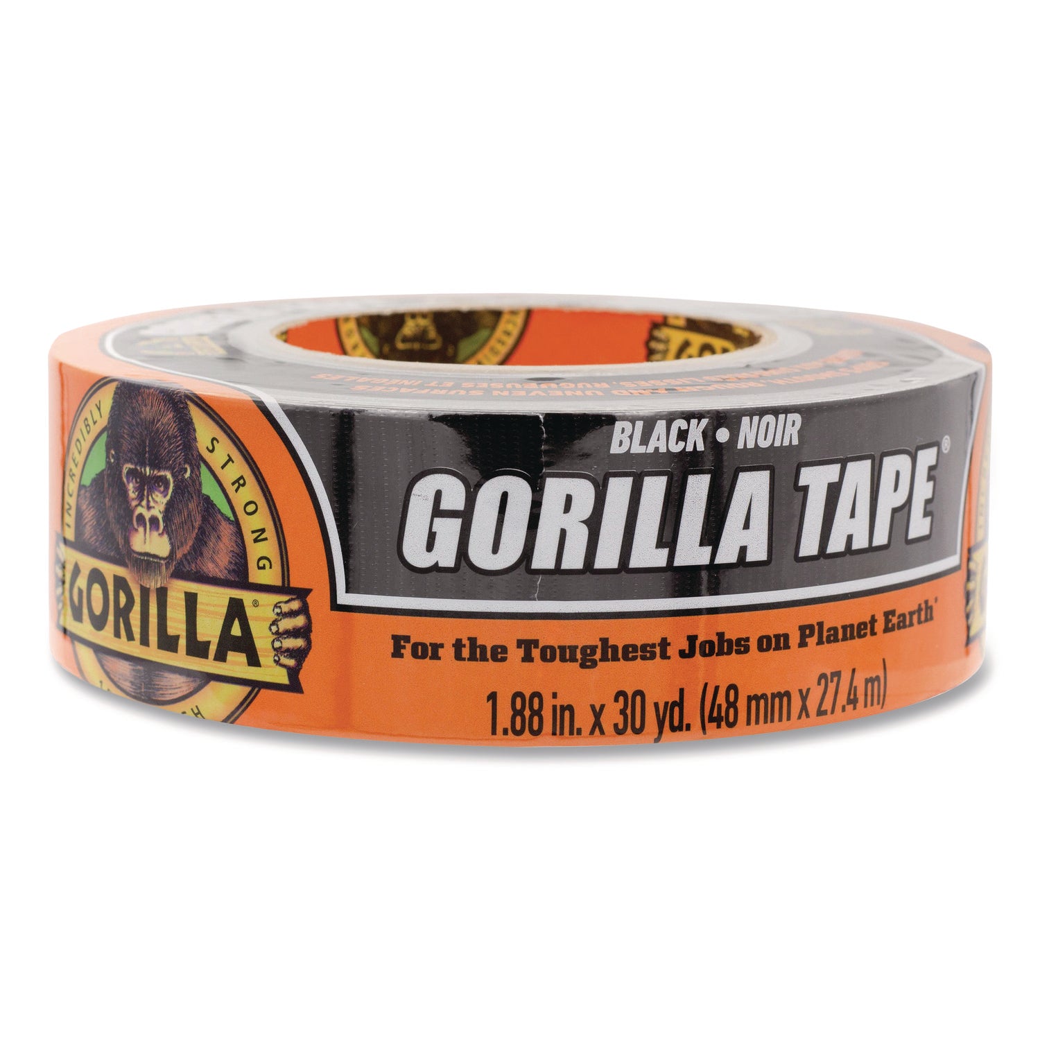 105629 Gorilla 1.88 In. x 30 Yd. Heavy-Duty Duct Tape, Black