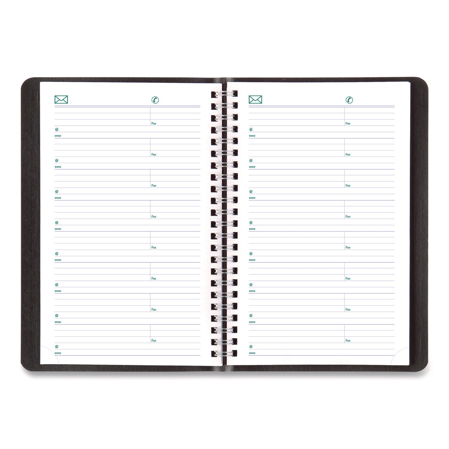 Plan and Link Weekly Planner, 8" x 5", Black Cover, 12-Month (Jan to Dec): 2025