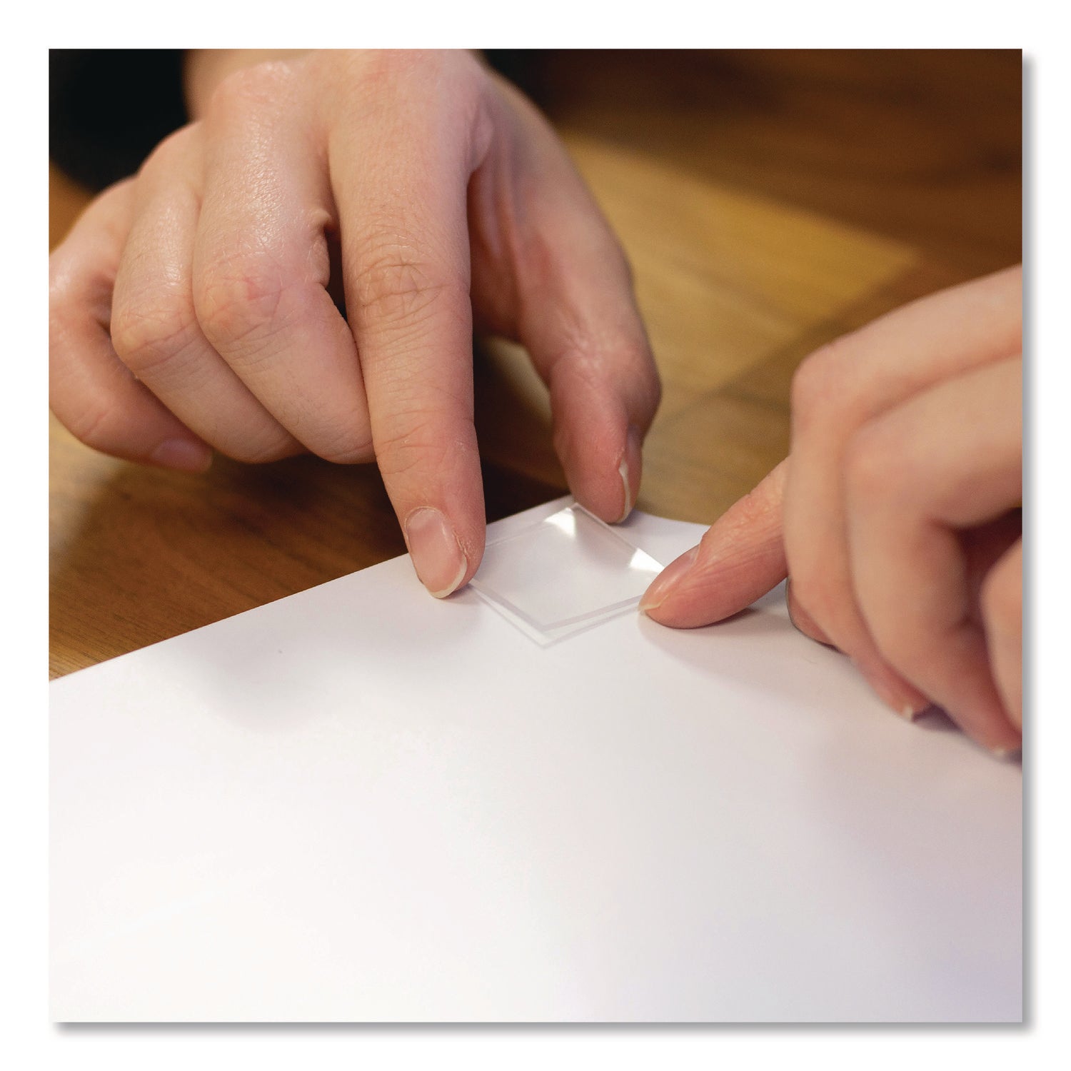 6067202 Gorilla Glue 1 In. x 1 In. 7 Lb. Capacity Permanent Clear Mounting Squares (24-Pack)
