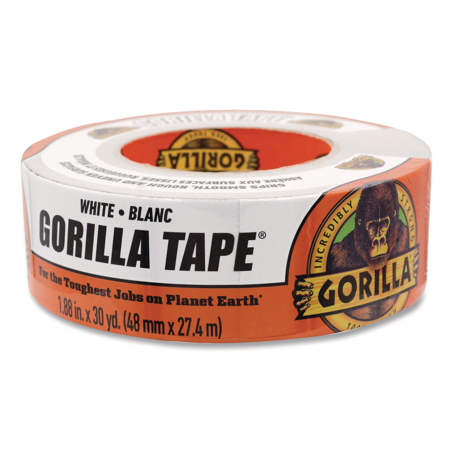 6025001 Gorilla 1.88 In. x 30 Yd. Heavy-Duty Duct Tape, White
