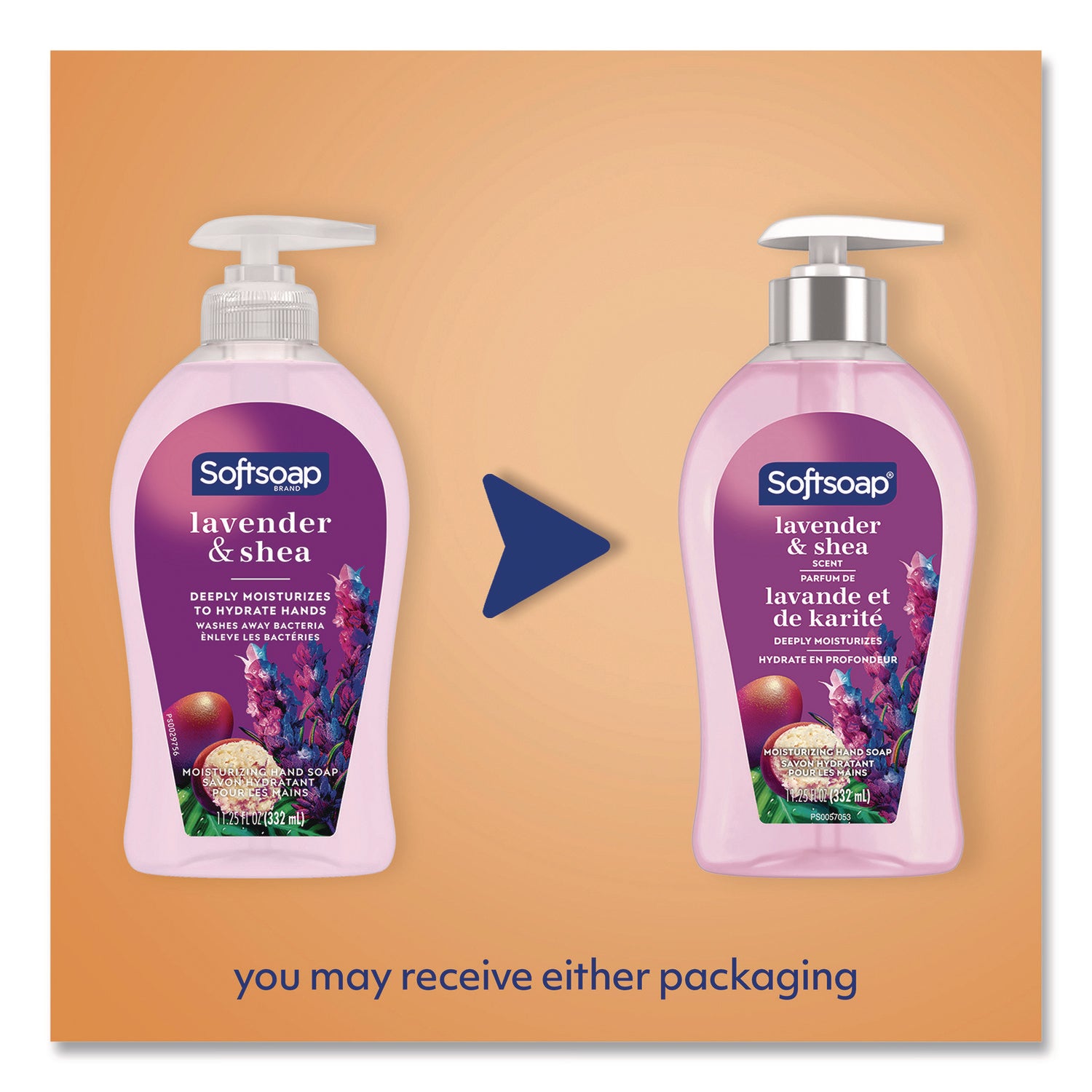 Softsoap Lavender & Shea Butter Scent Hand Soap, 11.25 fl oz Pump Bottle, Moisturizing, Purple, Refillable, Recyclable, Paraben-free, Phthalate-free, Biodegradable, 1 Each