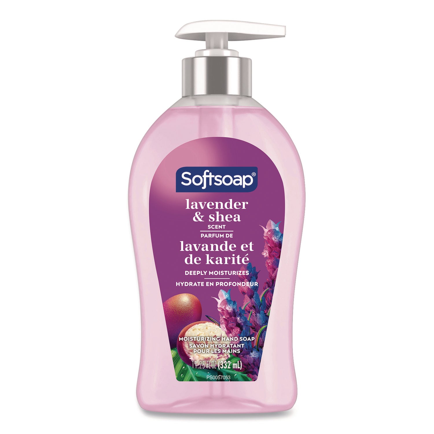 Softsoap Lavender & Shea Butter Scent Hand Soap, 11.25 fl oz Pump Bottle, Moisturizing, Purple, Refillable, Recyclable, Paraben-free, Phthalate-free, Biodegradable, 1 Each