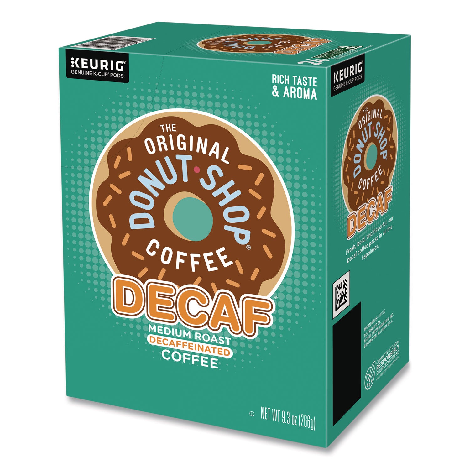Compatible with Keurig Brewer - Medium - K-Cup - Decaffeinated - 24 / Box