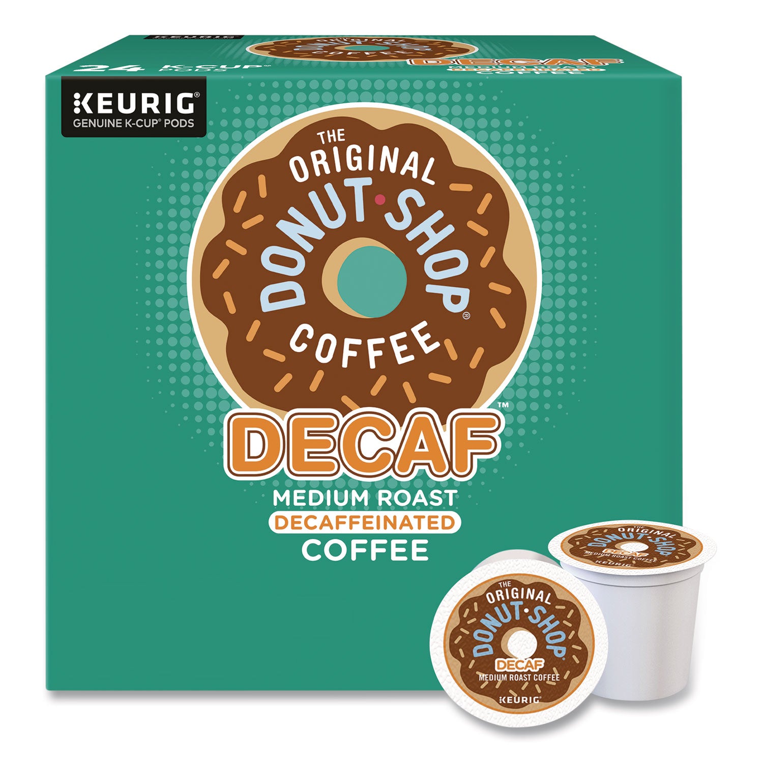 Compatible with Keurig Brewer - Medium - K-Cup - Decaffeinated - 24 / Box